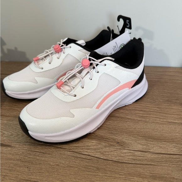AVIA Girls White and Pink Athletic Sneakers, NWT - Picture 2 of 5